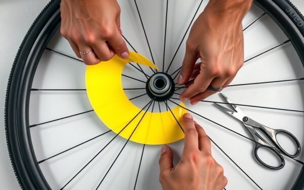 applying tubeless rim tape