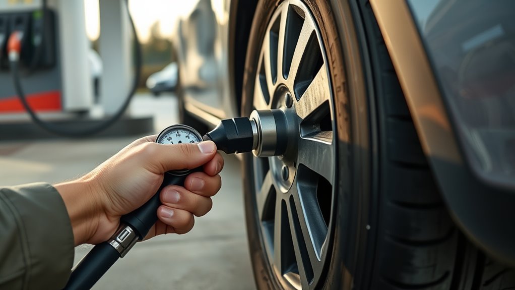 check tire pressure manually