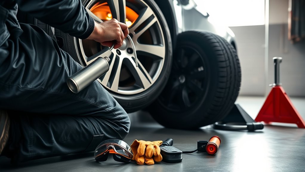 check tire status first