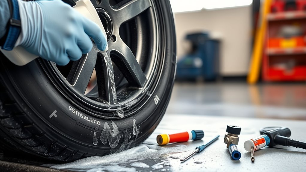 diagnosing and repairing tire leaks