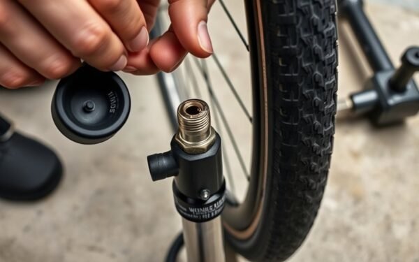 inflate schrader valve correctly