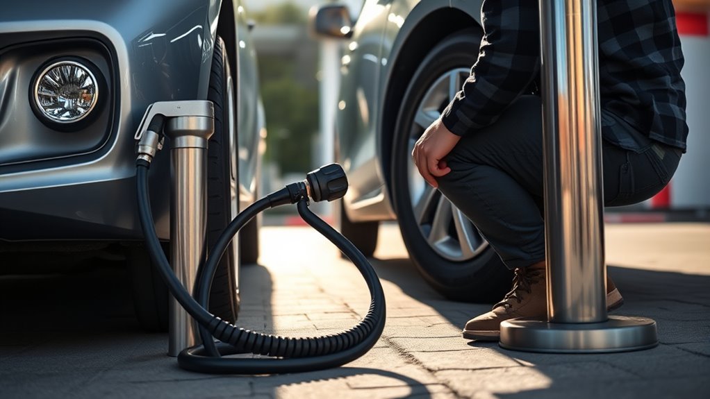 inflate tires safely here