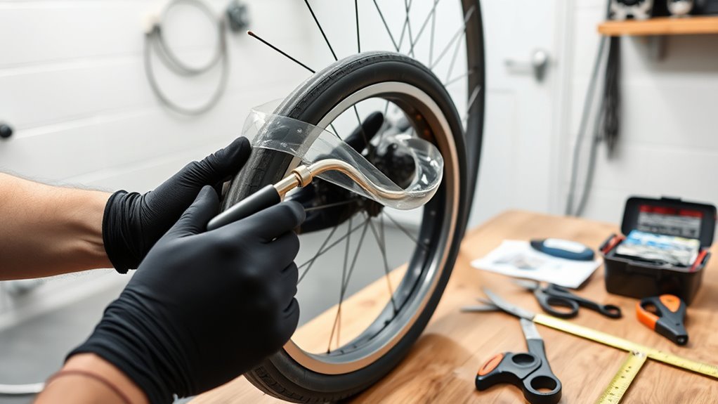 install tire liners properly