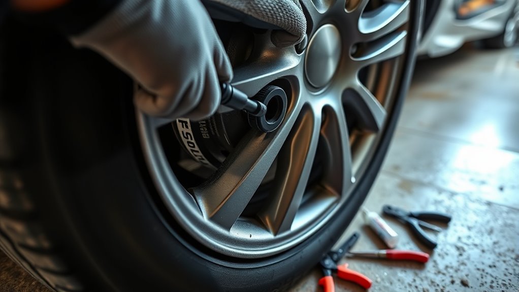 install valve stem efficiently