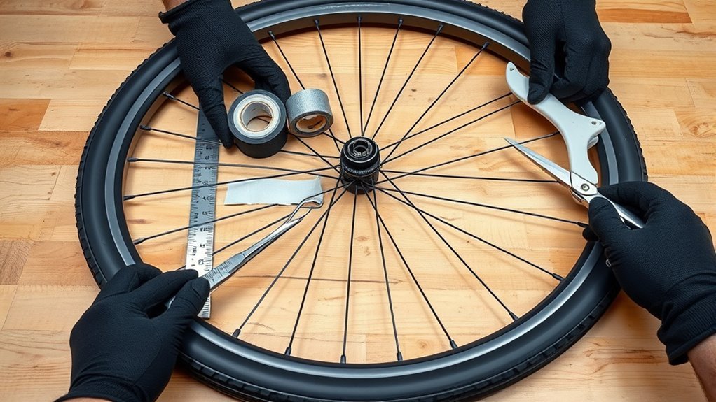 measure cut install tape