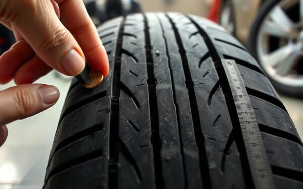 measuring tire tread depth