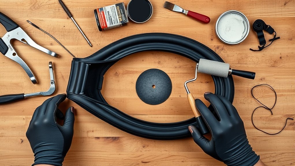 patch tire tube securely