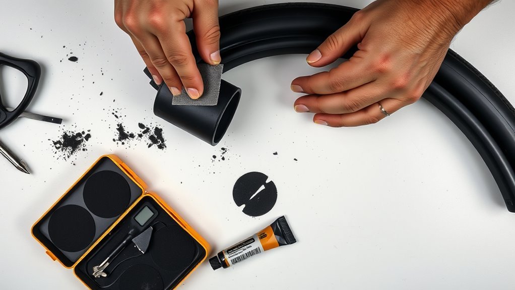 patch tube with vulcanizing kit