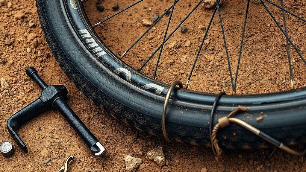 pinch flat tire damage