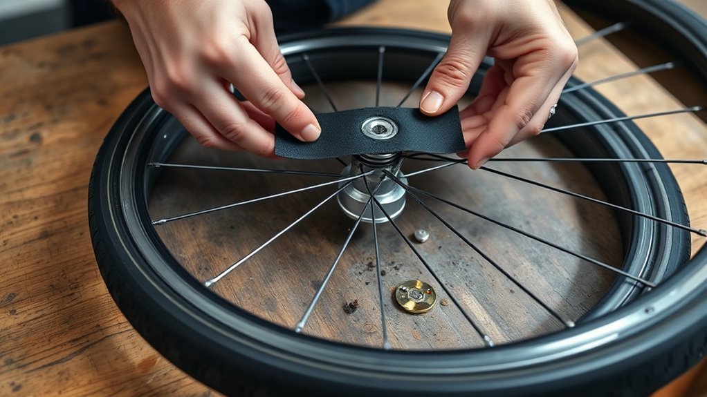 properly install bicycle rim