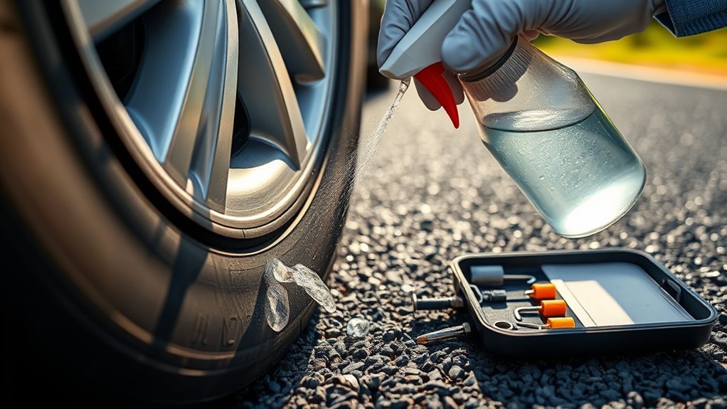 puncture detection using soap