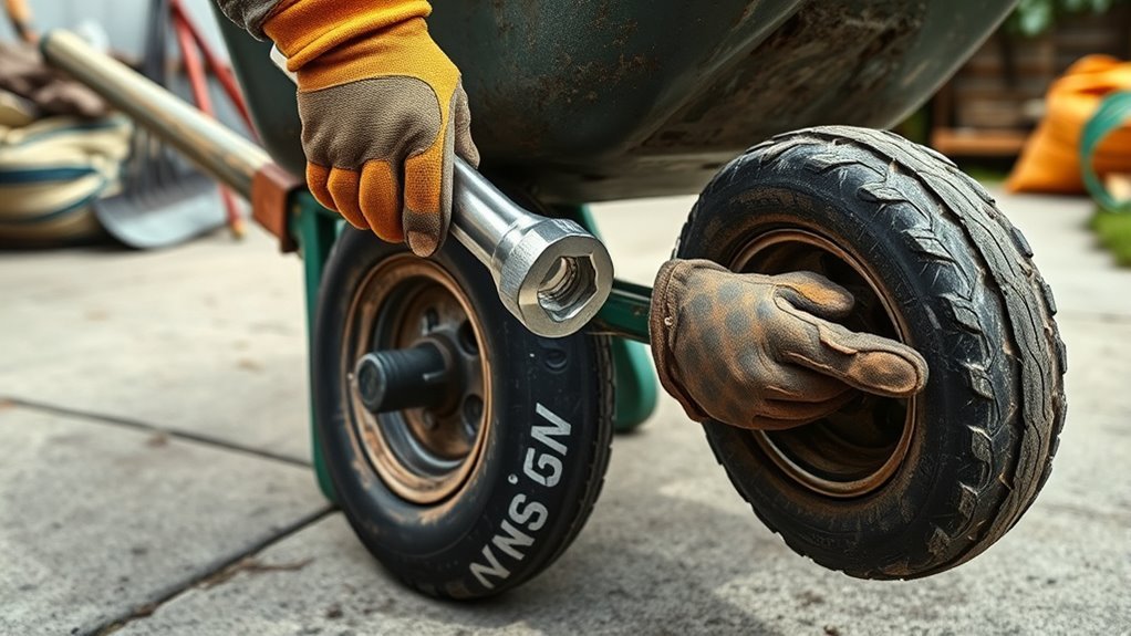 remove wheel organize hardware