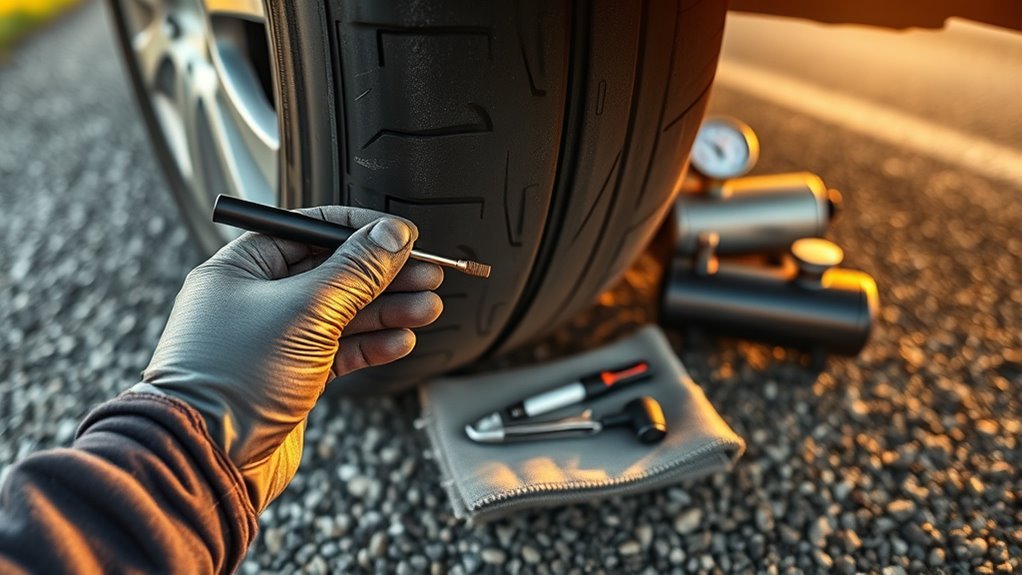 repair tire puncture effectively