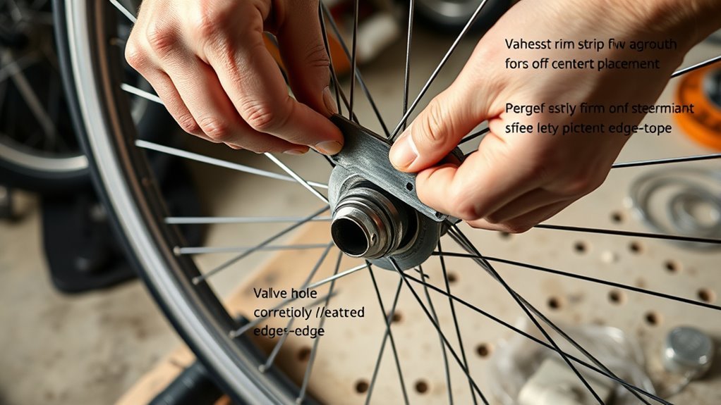 rim tape installation errors