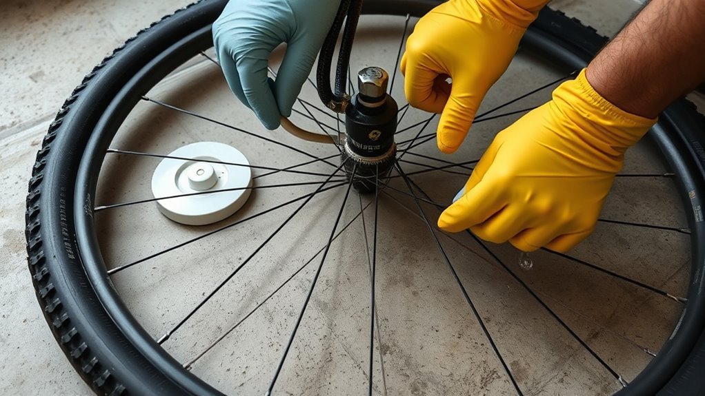 seat tubeless bead quickly