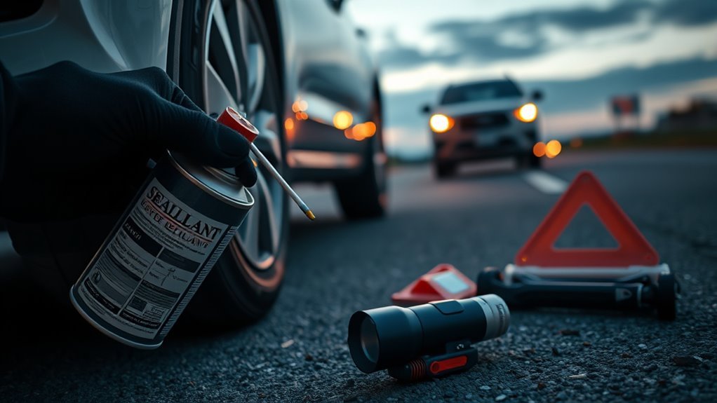 tire sealant emergency checklist