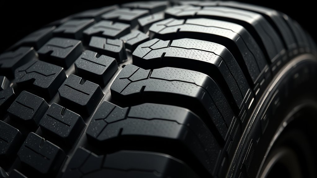 tread features enhance grip