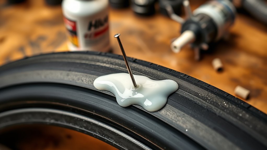 tubeless tire puncture repair