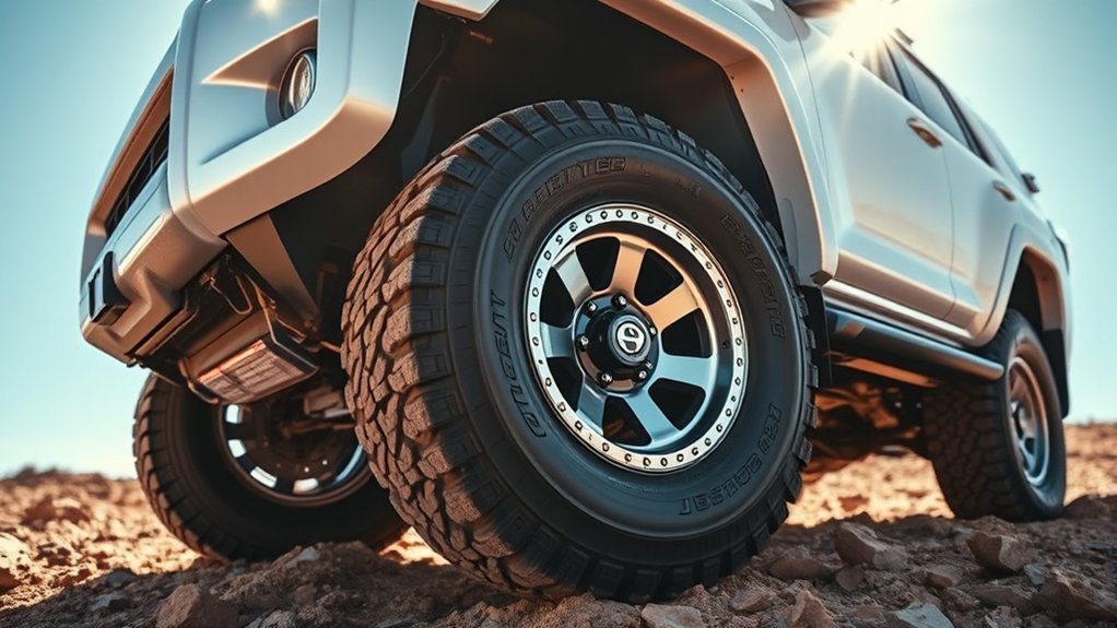 4th Gen 4Runner tire size guide showing tire and wheel fitment