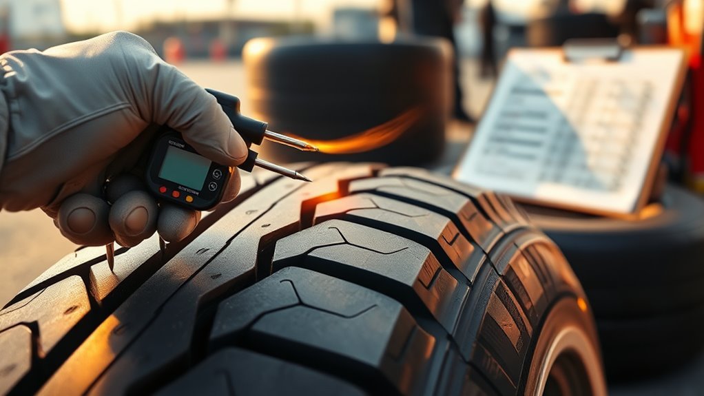 accurate tire temperature measurement