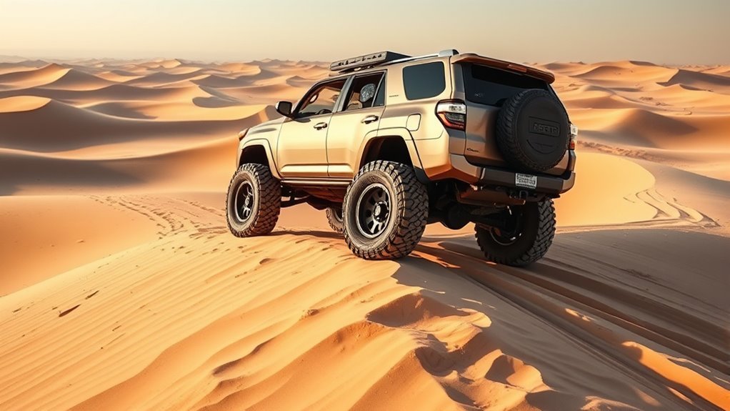 adjust tire pressure for sand