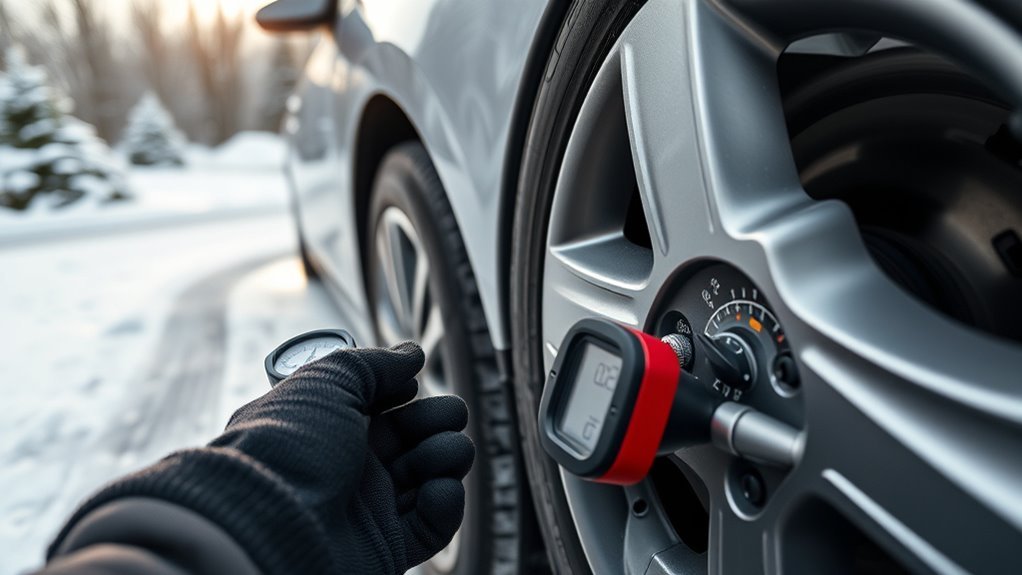 adjust tire pressure regularly