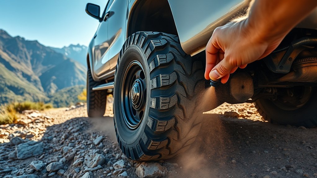 air down tires off road