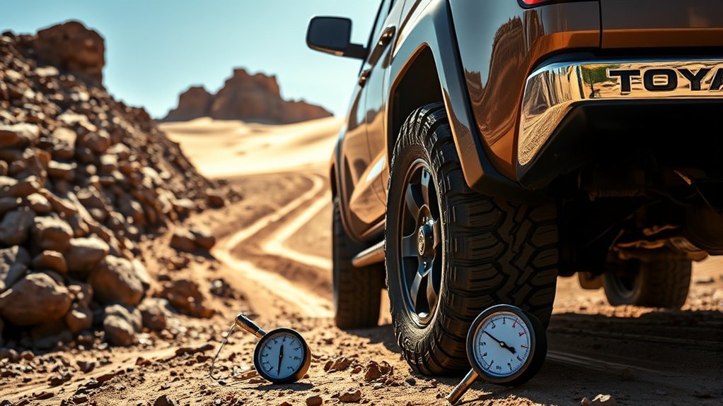 airing down for traction
