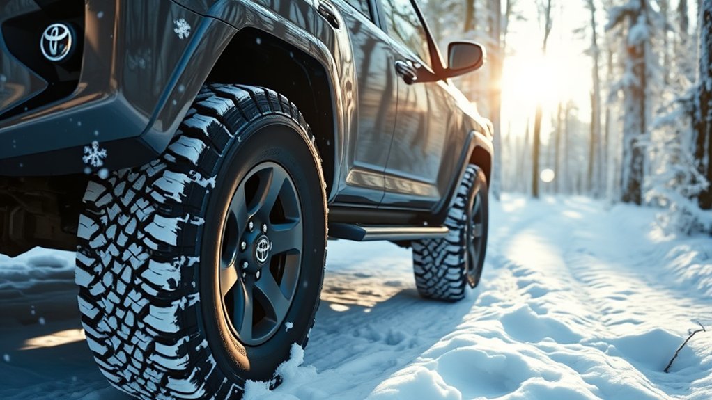 all terrain tires underperform winter