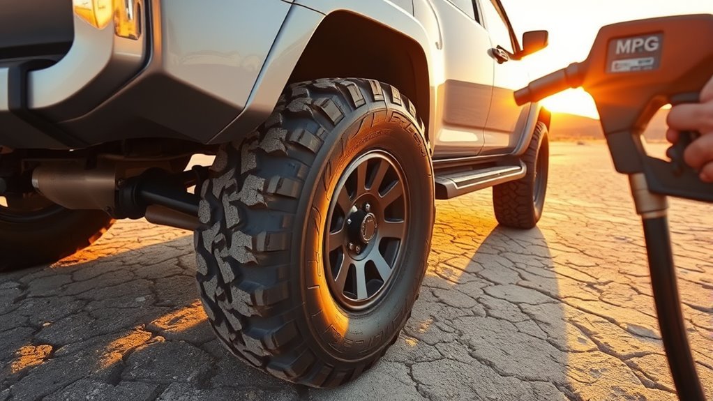 bigger tires reduce mileage