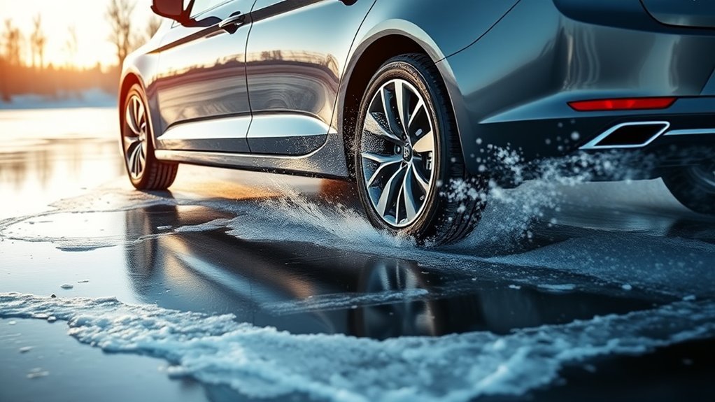 braking safety on ice