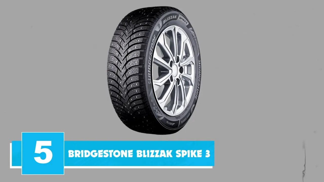 Bridgestone Blizzak Spike 3 winter tire image with model number 5