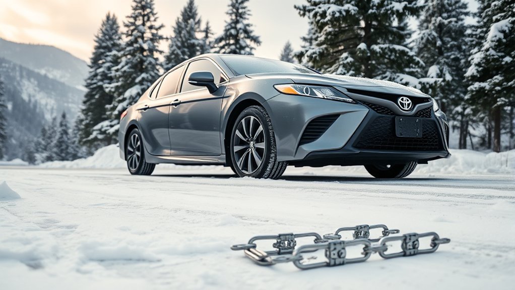 camry snow chains needed