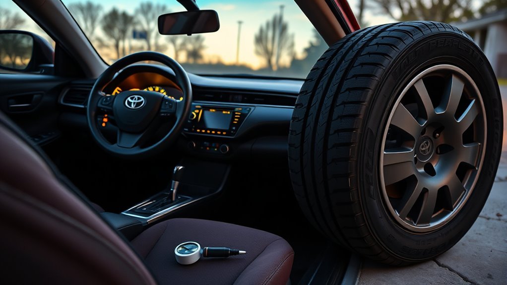 camry tire pressure issues