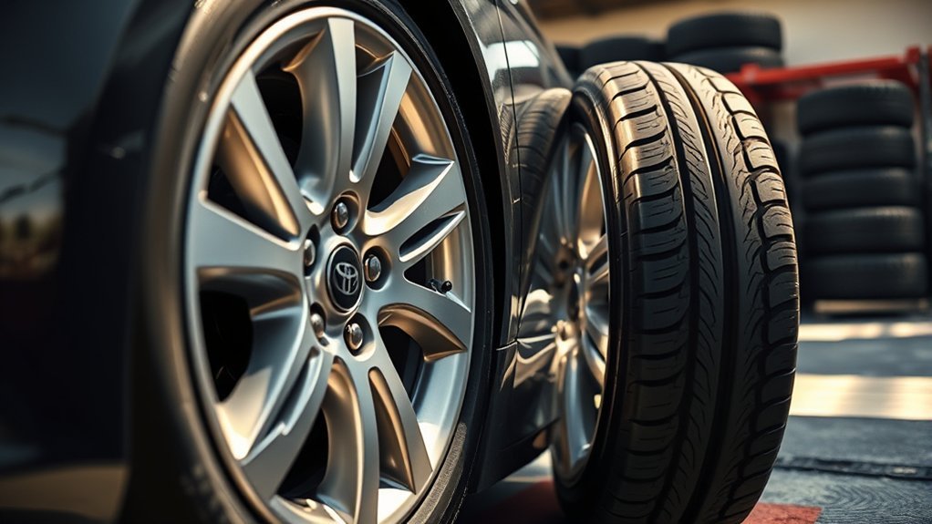 Toyota Camry tire size specifications and sidewall labeling guide
