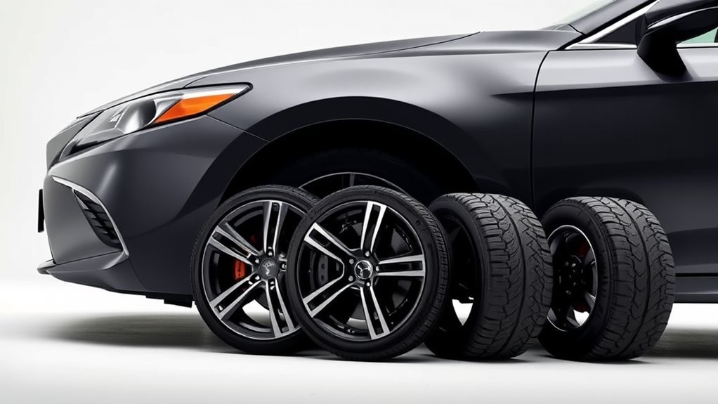 camry wheel and tire options