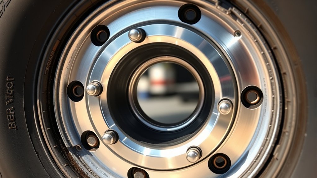 center bore ensures alignment