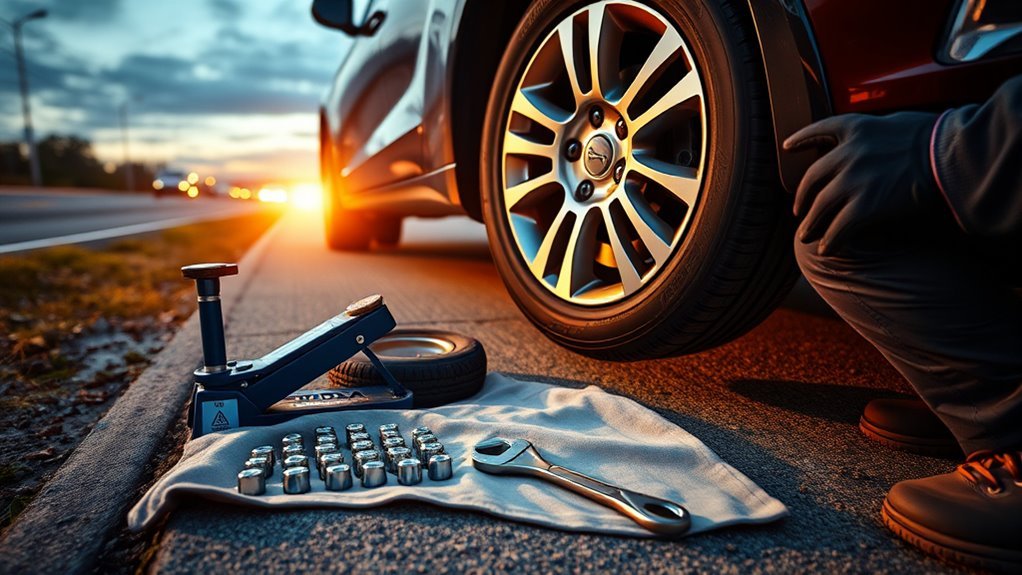 change flat safely efficiently