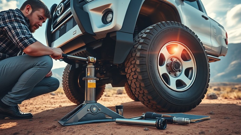 change flat tire guide