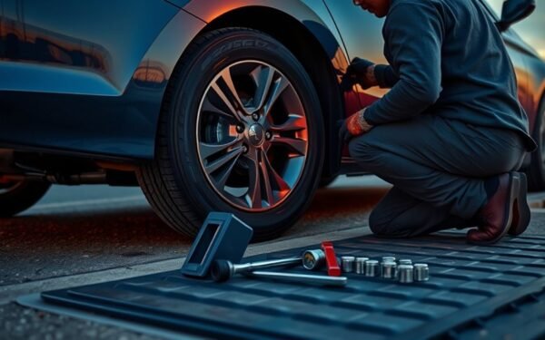 change flat tire guide