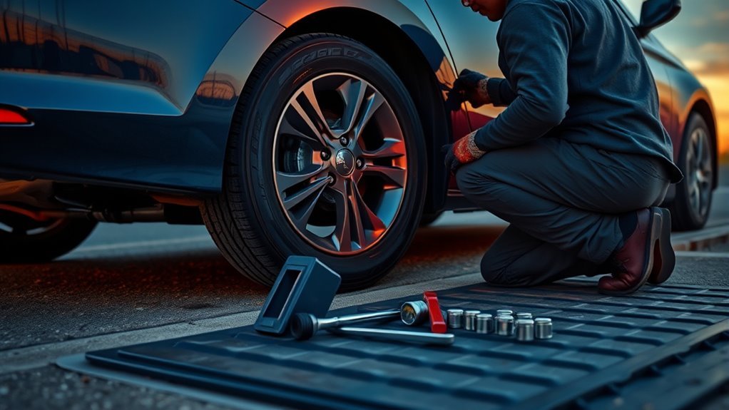 change flat tire guide