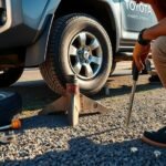 change tire safely 4runner