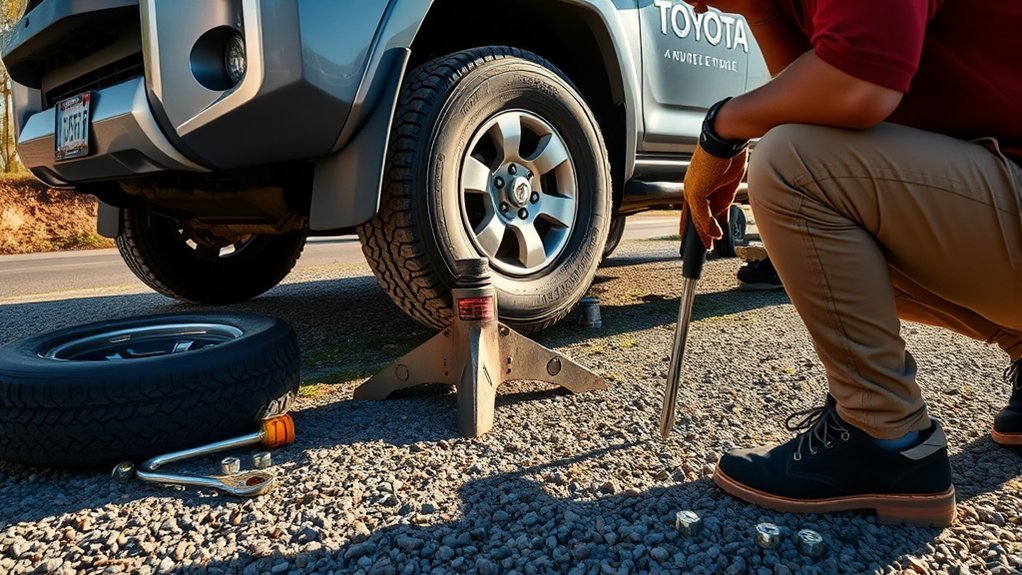 change tire safely 4runner