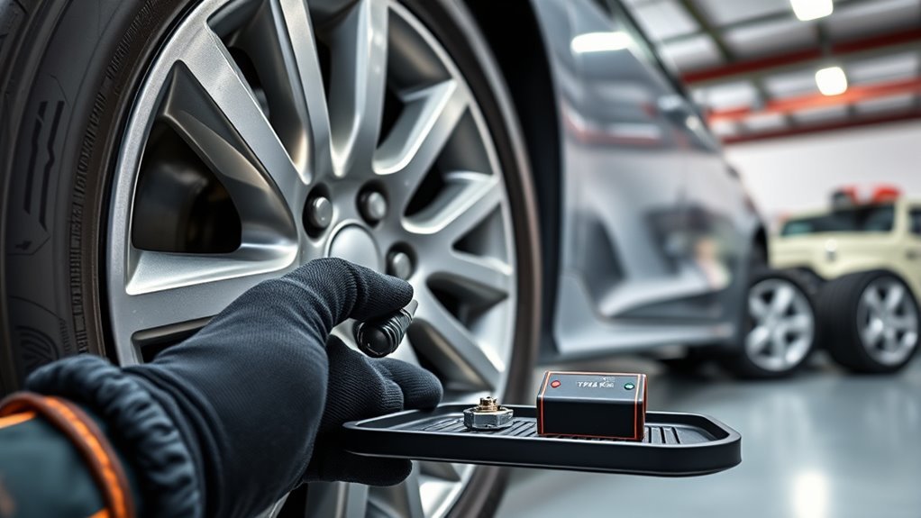 Checking and replacing Toyota Camry TPMS sensors