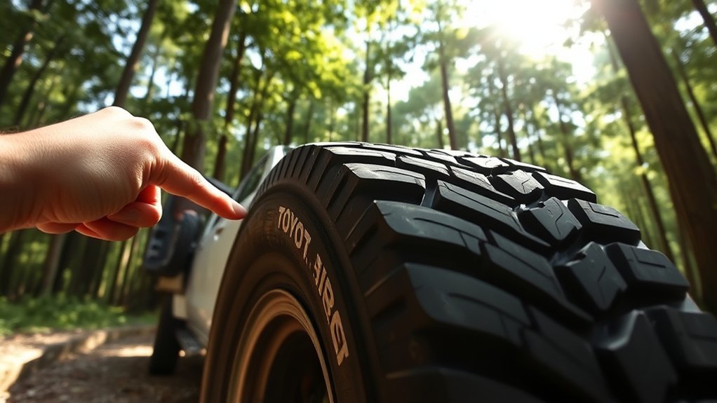 check hilux tyre size