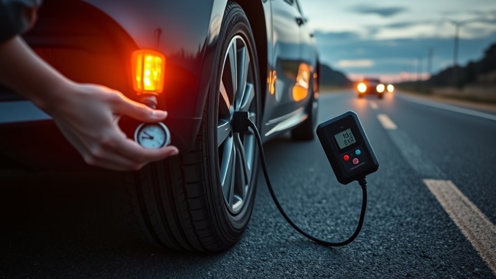 check inflate drive safely