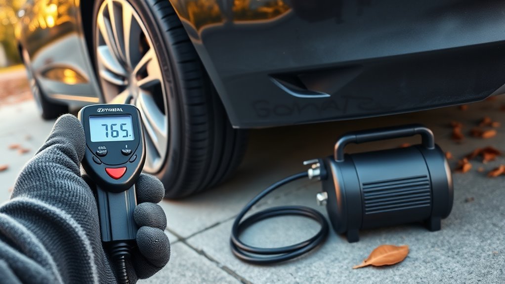 check sonata tire pressure