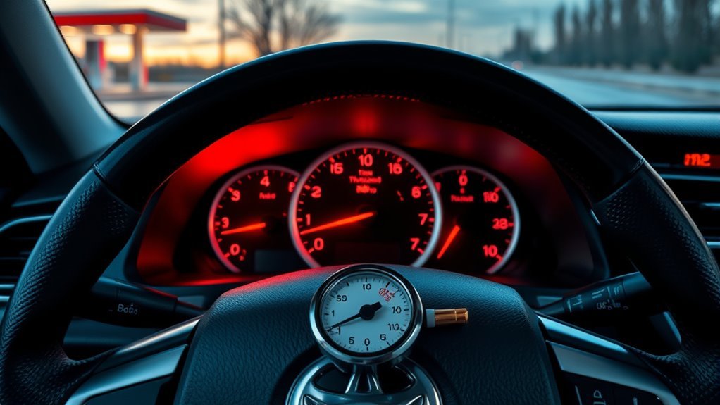 check tire pressure immediately