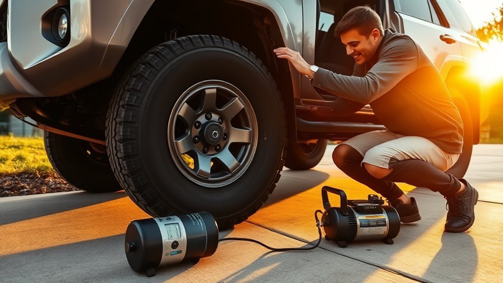 check tire pressure monthly
