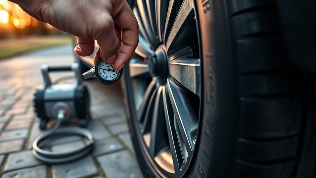 check tire pressure regularly
